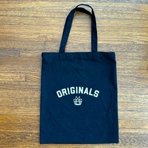 Originals Black Slim Medium Canvas Tote Bag